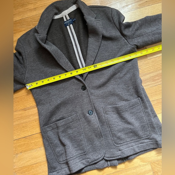 Faherty Women’s M Inlet Knit Blazer Brown - Picture 3 of 8